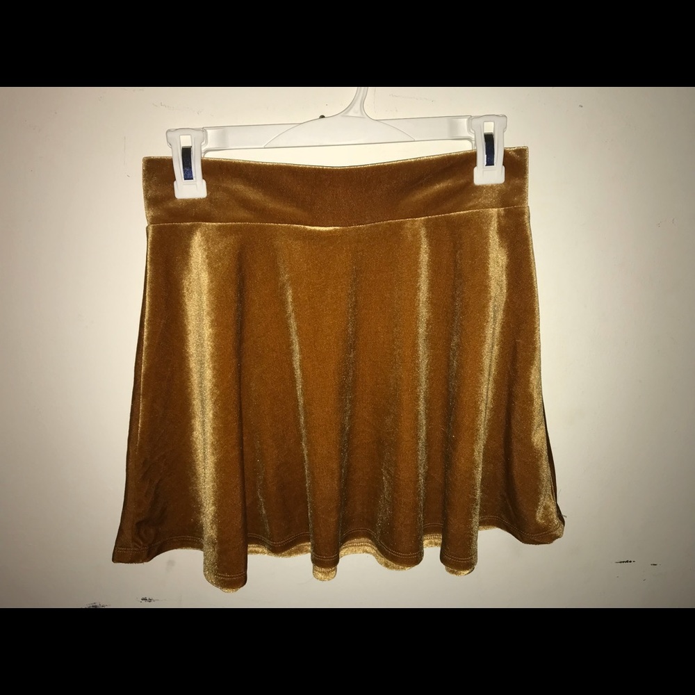 Velour skirt